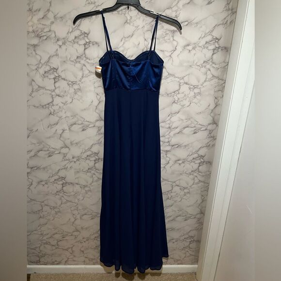 Lulus Best Part of Me Satin Bustier Chiffon Gown - Picture 6 of 10